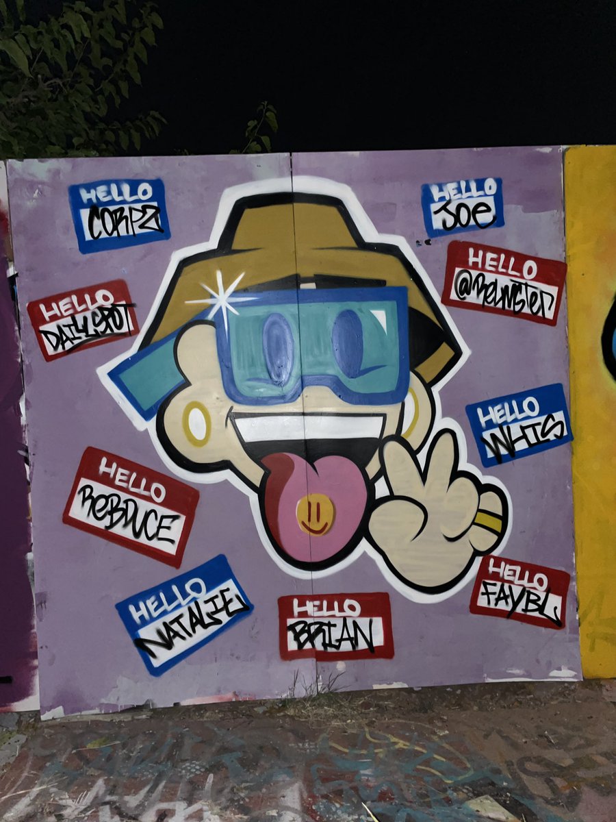 Daillspot's tweet photo. Dope graff went down at #FiveDollarArtParty though!
#fayblone #joer #corpz #relmster https://t.co/LwmsoMq23V