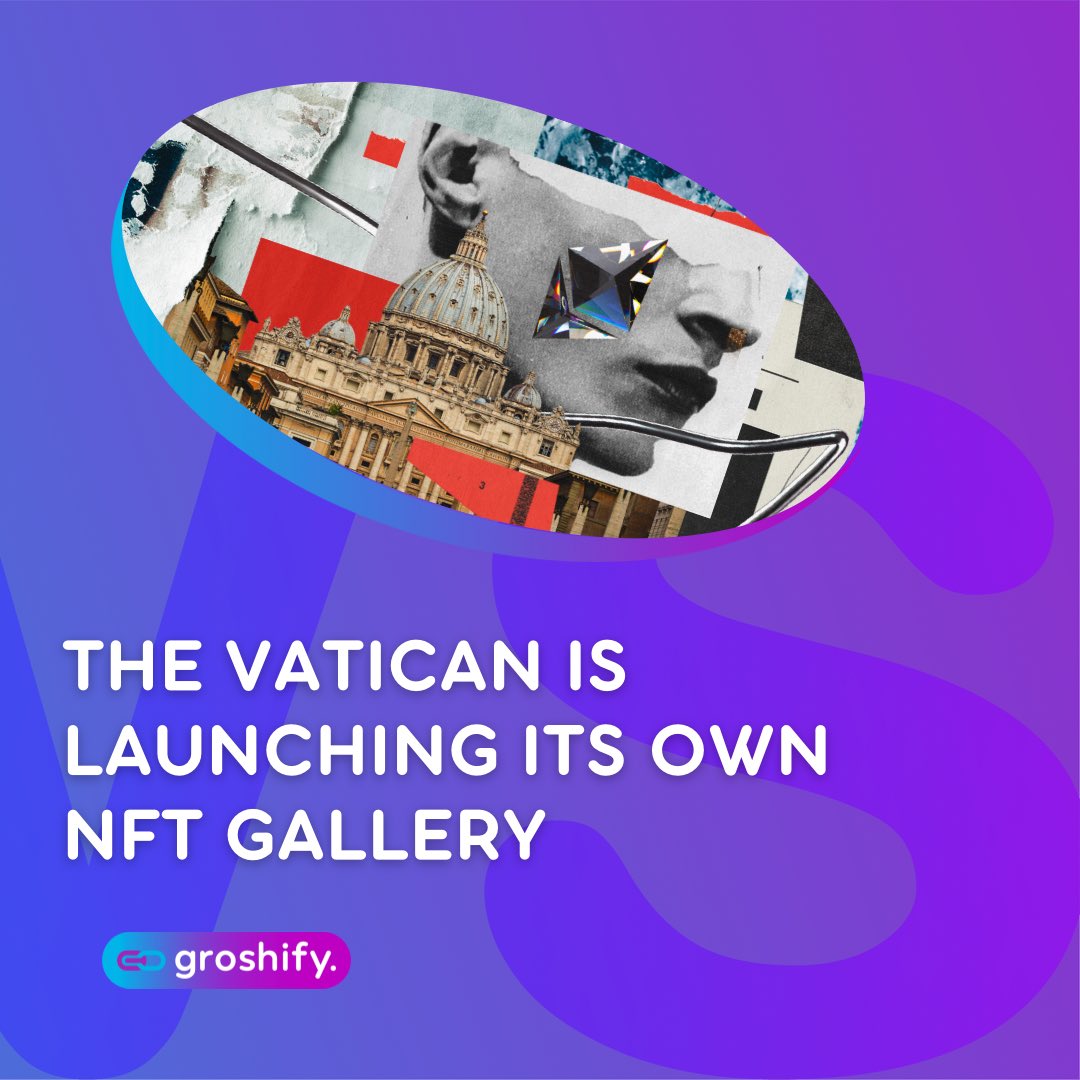 Praise be to the #NFT✝️🙏🏽
The Vatican is teaming up with <a href="/SensoriumGalaxy/">Sensorium Galaxy</a>, a #metaverse developer to launch an official #NFTgallery that will be available in #VR and on desktops🇻🇦
Looks like the “God hates NFT” movement has a problem now😇
#NFTnews #cryptoart #NFTartist #groshify