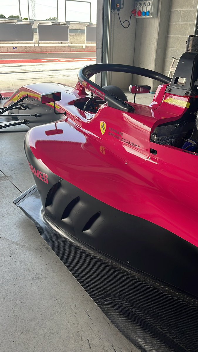 laura_camps25's tweet photo. Guess what?😆 
I AM BACK TO TESTING!!
@IronDames_ @IronLynx_ @insideFDA @fiawim 
#fda #ferraridriveracademy https://t.co/Bte2ZYPvuh