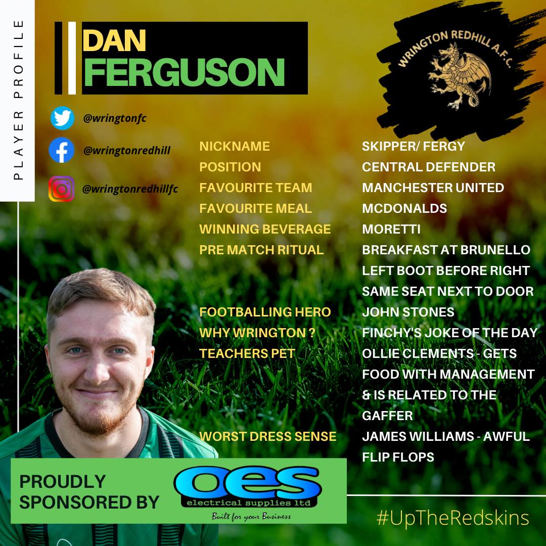 🚨OES BRANCHES INTO FOOTBALL🚨
We are proud to announce that we are sponsoring <a href="/WringtonFc/">Wrington Redhill FC</a> captain and our very own, Dan Ferguson! We wish him and Wrington Redhill FC all the best for the coming season!