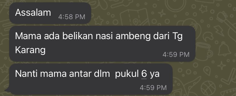 pelisahh's tweet photo. menantu malas masak 🤝 mak mentua rajin bagi makanan https://t.co/fYGiffaUbA