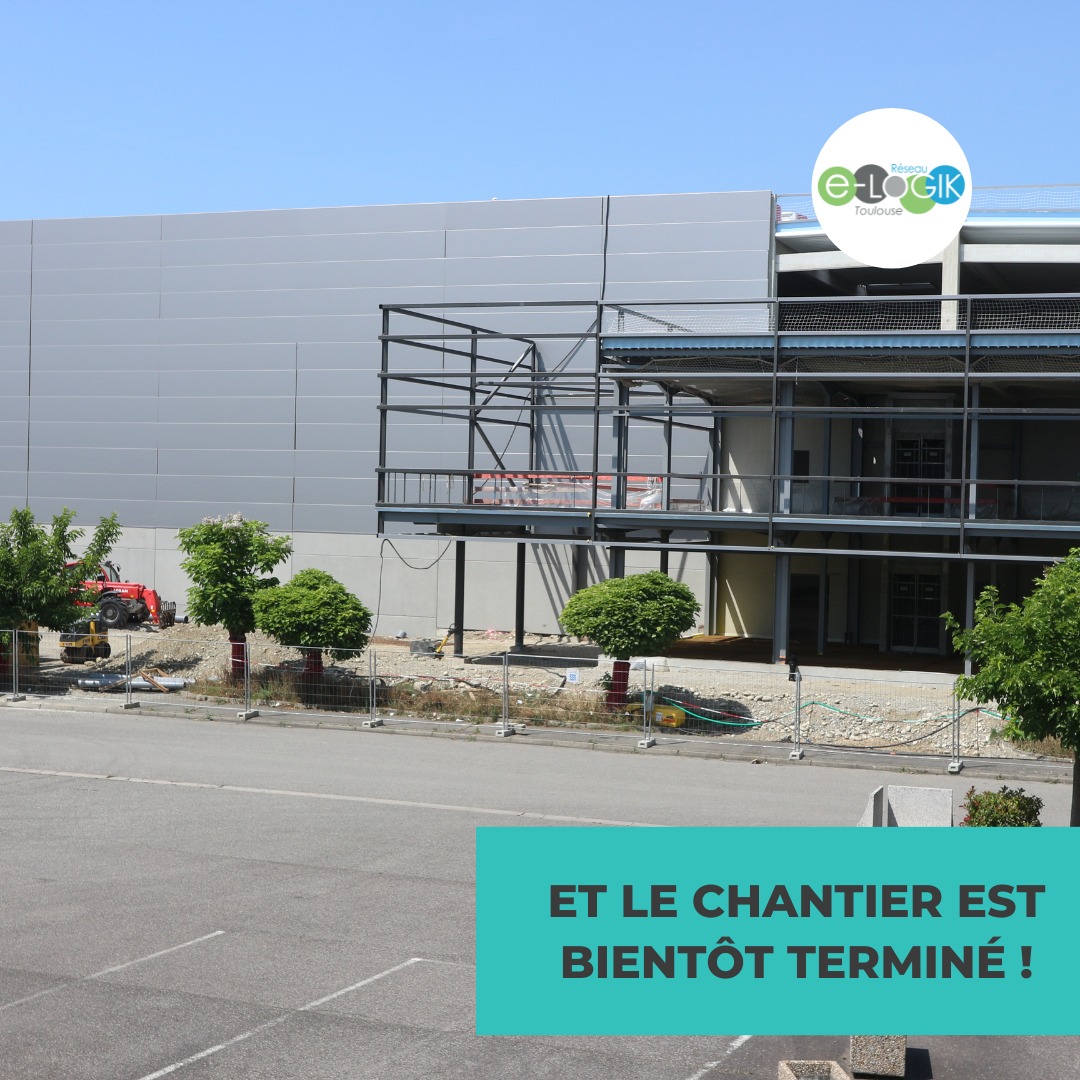 e_logik's tweet photo. Découvrons ensemble un avant/aperçu du chantier du nouvel entrepôt à Toulouse 🤩
C’est bientôt la fin et nous avons hâte de vous dévoiler ce tout nouveau bâtiment situé dans la zone sécurisée Actisud! 🥳
Restez connectés 👀
#elogiktoulouse #elogik #logistique #avantaprès https://t.co/s3GYsdsG4f