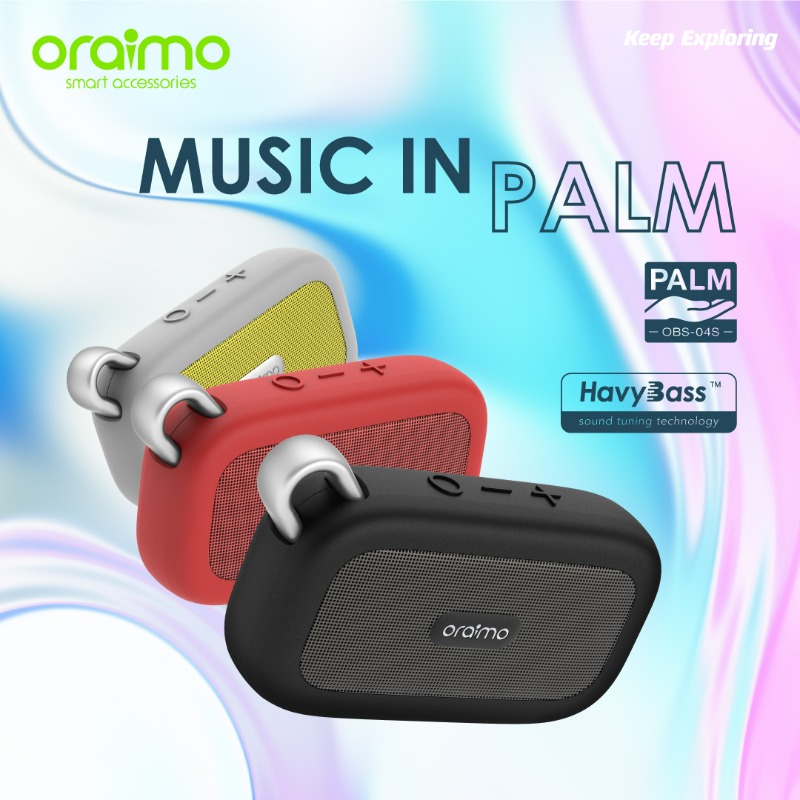 oraimokenya's tweet photo. 🔥New Product Alert!!!! 
Enjoy music 🎶 in the palm of your hands #oraimoPalm 
✔ IP67 Dust &amp; Water Proof
✔ Super Tiny Design
✔ Powerful Bass
👉 https://t.co/zWPhkWOSEw https://t.co/k2aouvXh4b