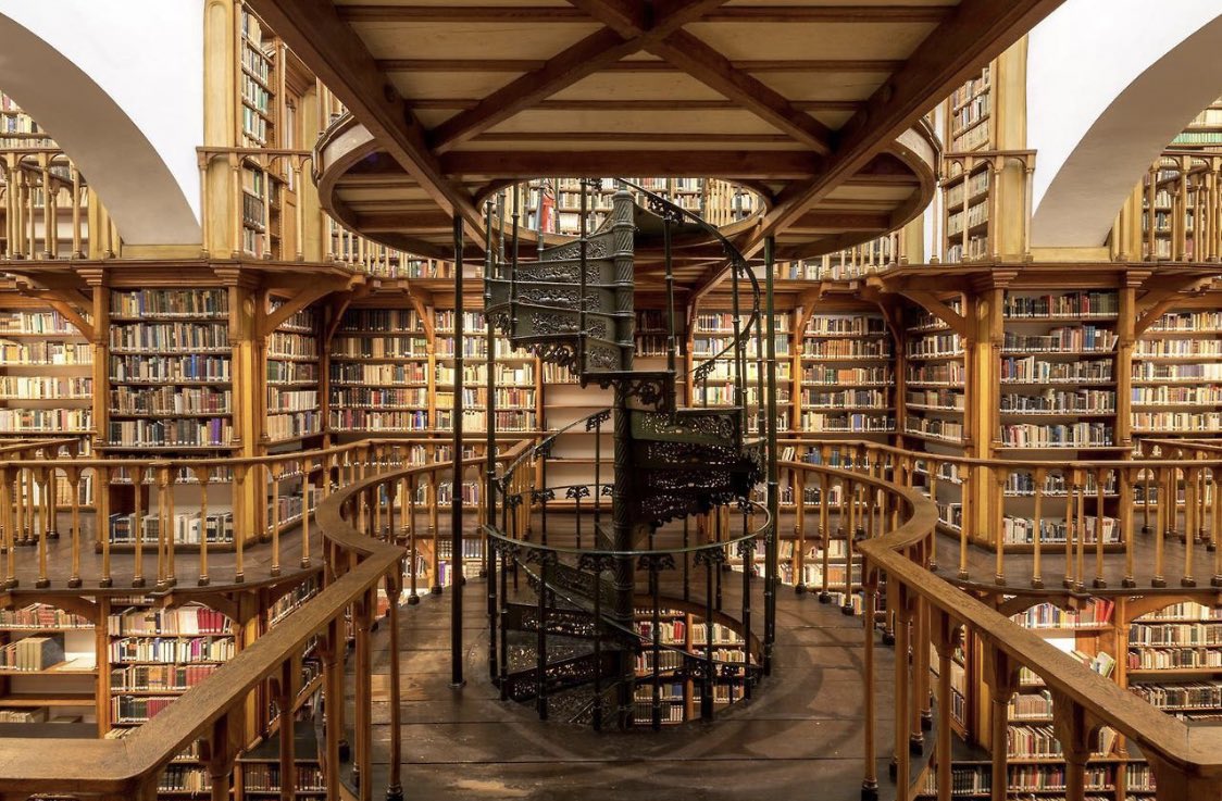 AcademiaAesthe1's tweet photo. The abbey library of Maria Laach in Germany https://t.co/G9mwwvXbCH