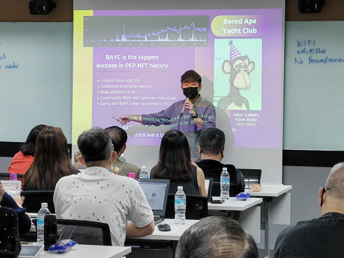 100XAlphaClub's tweet image. One of our main goals is to bridge web2 to web3. Over the last weekend, we had our very first physical sharing about NFT basics and fundamentals in Singapore ❤️‍🔥🇸🇬

Big things are brewing, do not sleep on 100X Alpha Club 🫶🏻 

#NFTCommunity #web3