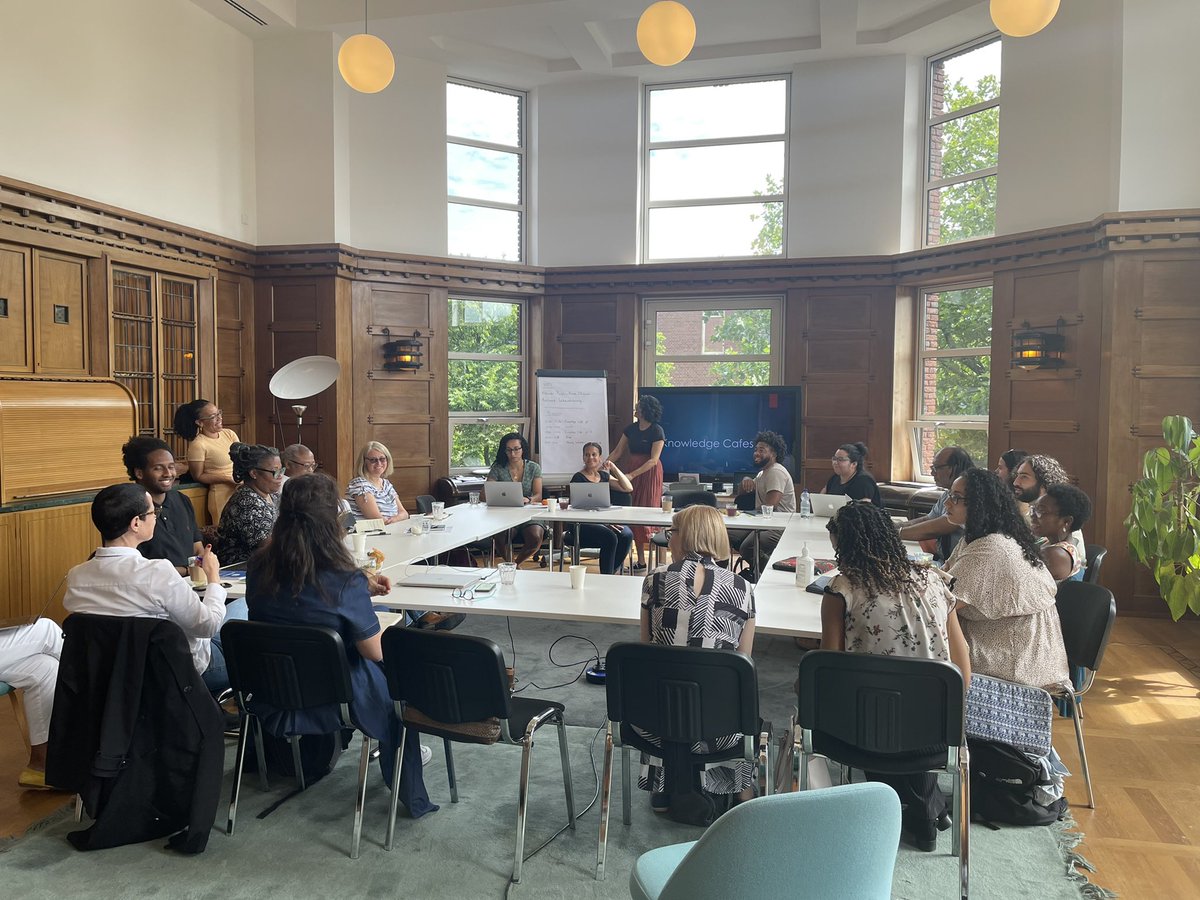 0xHypeApp's tweet photo. Day 3 of our US-UK-Dutch Race  Equity Summit.
Now we move to frame actions moving forward using #knowledgecafes #ICARE4JUSTICE. Can you help us??? How do we move from theory to praxis????? What practices will improve race equity in higher education?? What annoys you/doesn’t work? https://t.co/ZhJZaPwmFc