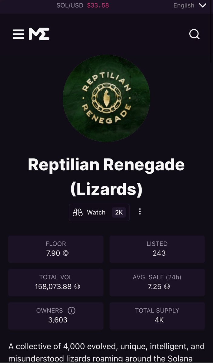 ryoshis_son's tweet photo. Lets gooooo!!!!! @ReptilianRenegg been sniping these lizzies at 2-3 sol for months!! π The eyes have bee truthful! Our time is near !!!! π¦π¦π¦π¦
#fromthemeadow #reptiles #solana #SolanaSummer #NFTCommmunity #SolanaNFTs #lizardmarket https://t.co/eIgm55vaBZ
