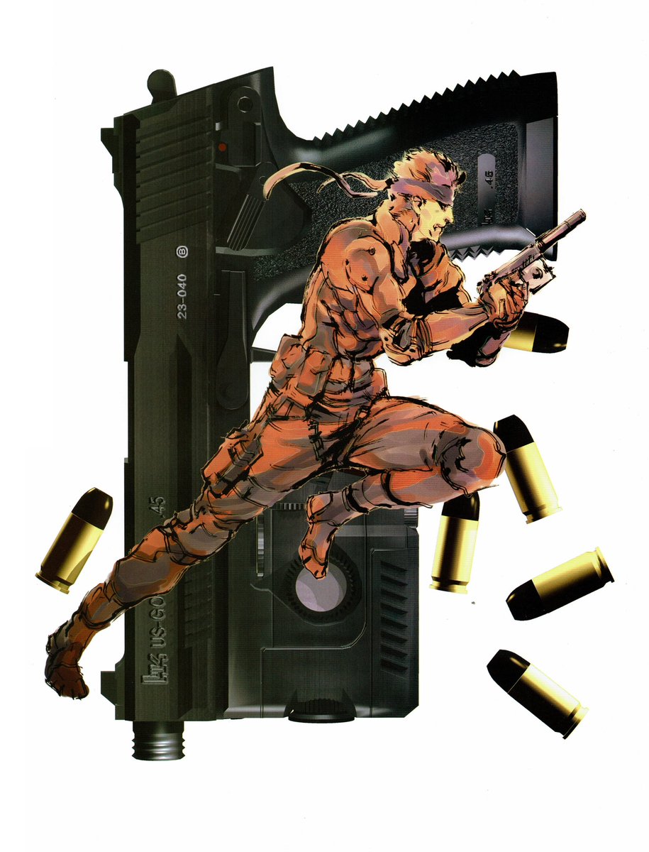 RT @VGArtAndTidbits: Metal Gear Solid (PlayStation) promotional artwork. https://t.co/O9C4TbH1rN