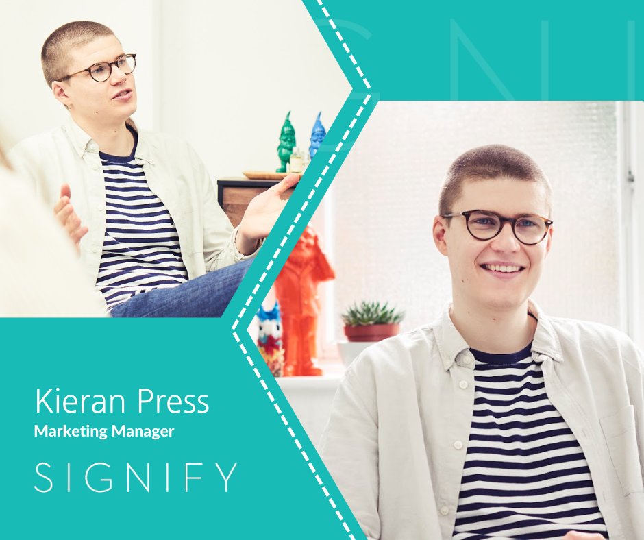 SignifyDigital's tweet photo. Meet Signify's Marketing Manager Kieran Press. With a background in private healthcare marketing, Kieran has a strong understanding of the market and is passionate about online strategy as well as building competitive campaigns.
Read more: https://t.co/5whSgQbtQs
#SignifyDigital https://t.co/wrBjDzpyV1