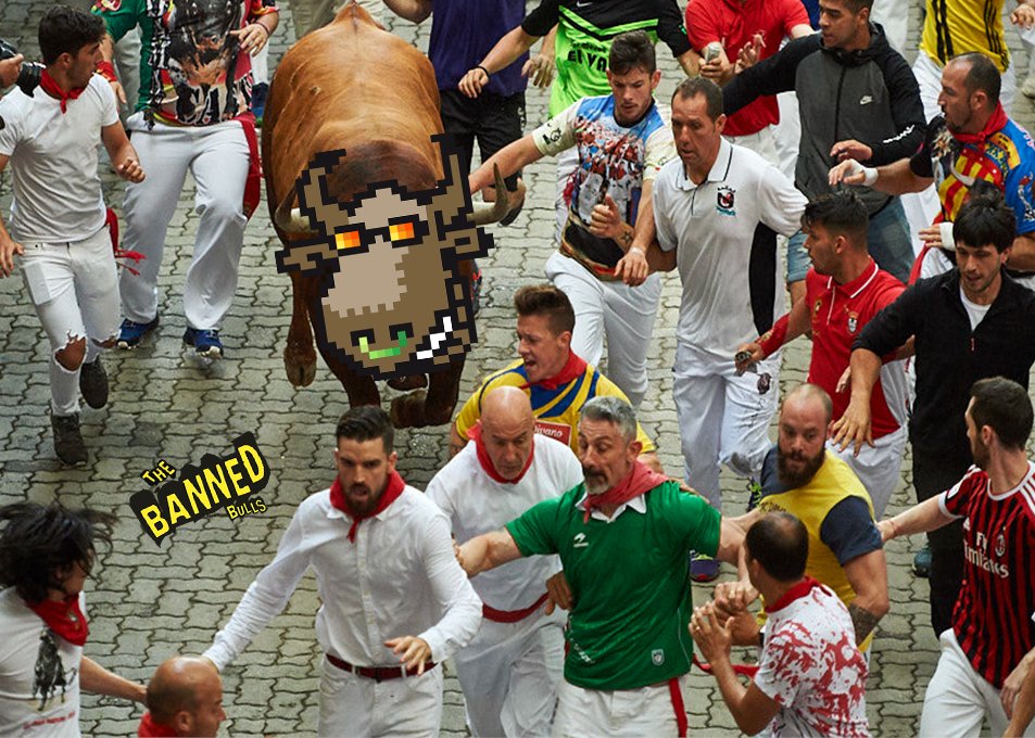 DestinyEbisu's tweet photo. The Banned Bulls NFTs Collection!!
https://t.co/BwjfATKC99

City-dwellers will be pleased to know that there are 101 of opportunities for outdoor dips with this creatures.
#sanfermin #SanFermin2022 #Sanfermines #SanferminesRTVE 
#NFT #NFTCommunity #NFTJPN #Nfts #NFTProject https://t.co/hENGQRq9PS