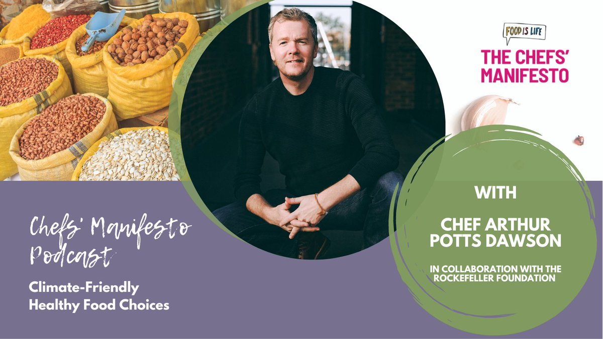 paulnewnham's tweet photo. Today we launch the 🆕 #ChefsManifesto Podcast Season 🎶, in collaboration with @RockefellerFdn !🚀

🎧Listen to the full first episode with amazing guests @ArthurPottsD, @ChefAleSchrader &amp; Prof. Bruce German 🌱 https://t.co/4MMdvYFeRh 

#chefaction #GlobalGoals #GoodFood4All https://t.co/J6lVwUYZxi