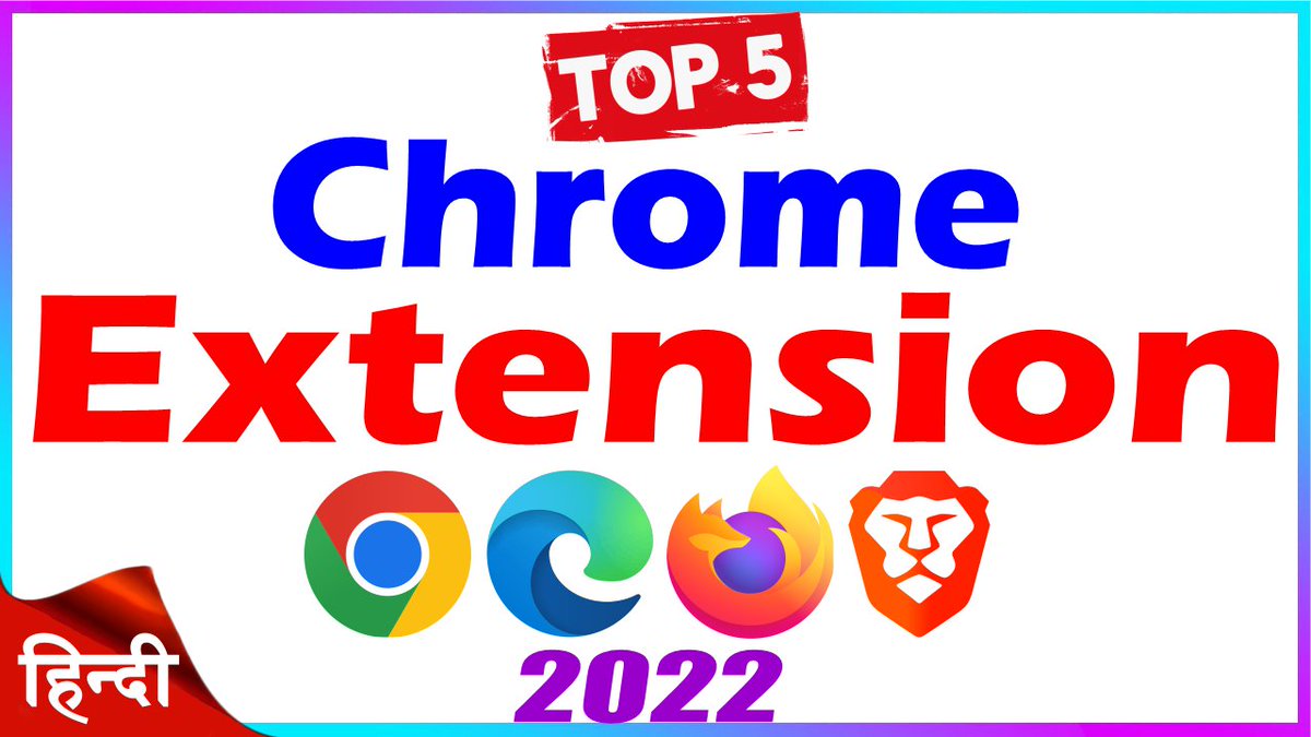 JagatGyan's tweet photo. Top 5 Useful Chrome Extensions in 2022 | Hindi
https://t.co/fBGanXMOjm https://t.co/tVOM5lqhsp