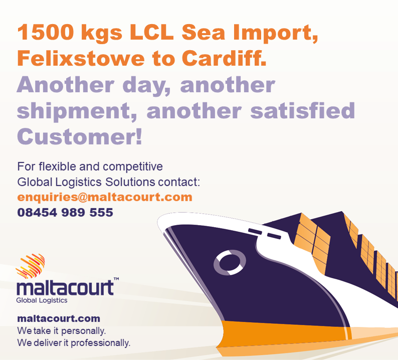 LCL sea freight quote secured and booked via our various agent networks here at Maltacourt!

📱 0845 4989 555
💻 enquiries@maltacourt.com

#Maltacourt #freightforwarder #seafreight