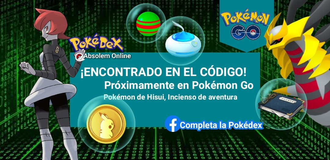 PokemonGoAbs's tweet image. ¡ENCONTRADO EN EL CÓDIGO!
próximamente en Pokémon Go 

#CompletaLaPokédex #PokémonGo 
#CódigoPokémonGo #Pokeminers