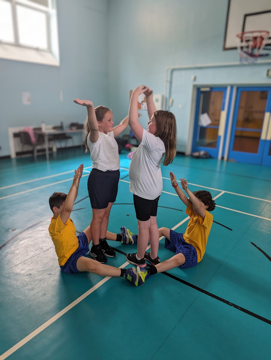 SafeSpaceT's tweet image. (1/2) Some wonderful group work displayed yesterday. We thought it might be best to stay still (creating brilliant freeze frames)as the weather had us feeling like: