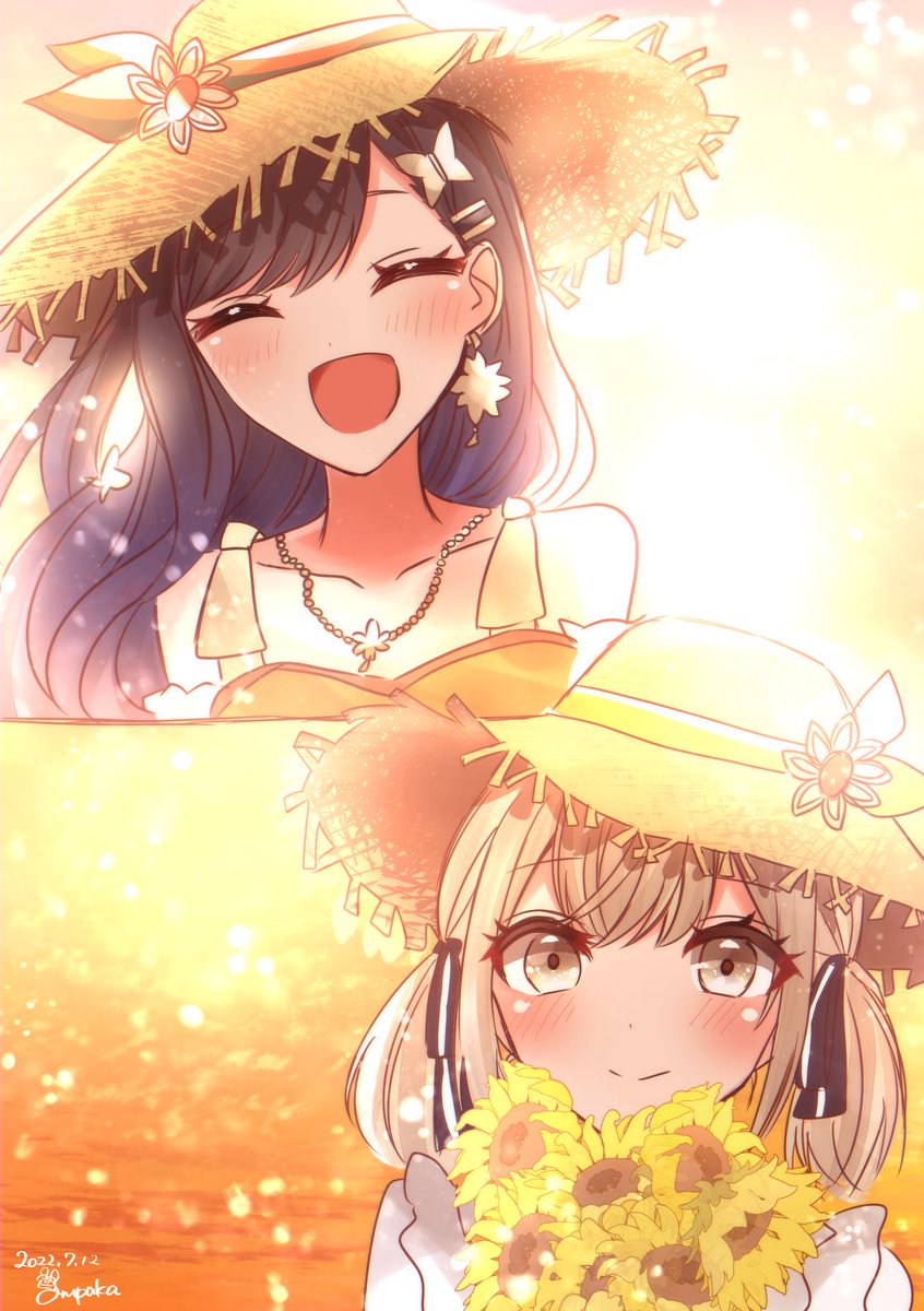 「向日葵のようなあなたが🌻

杏こは 」|あるぱかコのイラスト