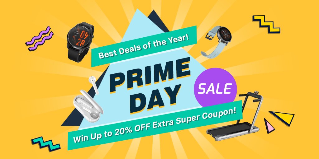 Mobvoi_Official's tweet photo. #PRIMEDAY ALERT.⚡️Enjoy up to 40% off TicWatch, TicPods, and more!
⏰Don't forget to win the up to 20% OFF super coupon before you shop! 

👉 Shop on Mobvoi: https://t.co/GwDnd6u6B7
👉Shop on Amazon: https://t.co/6BuiPkyECt

#mobvoi #TicWath #smartwatch #PrimeDaySale #sprotwatch https://t.co/KLQ48leWRH