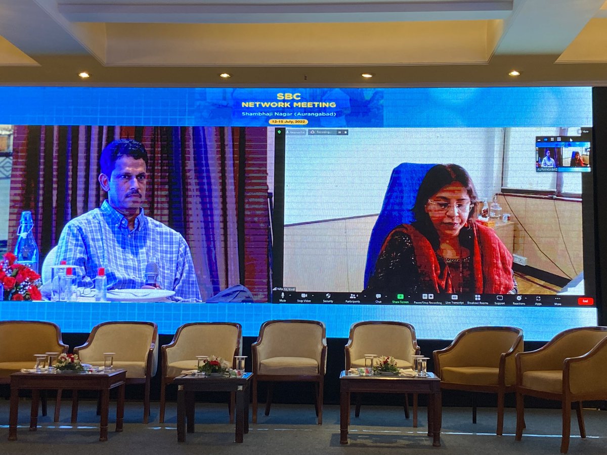 abhisheksinghDP's tweet photo. Ms Nita Kejriwal Joint Secretary, @mopr_goi joined the #SBCNetwork meeting and urged Social & Behaviour change team of @UNICEFIndia to support SRLMs in SBCC activities and create awareness on entitlements in respective states.
#SBCMatters
@DAY_NRLM
@cgsrlm
@AwanishSharan https://t.co/MDQHiTU1Lz