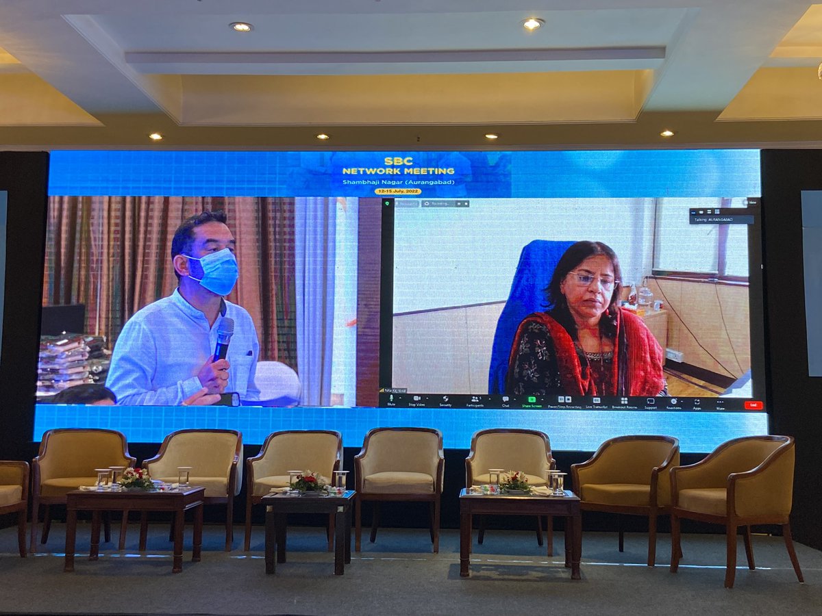 abhisheksinghDP's tweet photo. Ms Nita Kejriwal Joint Secretary, @mopr_goi joined the #SBCNetwork meeting and urged Social & Behaviour change team of @UNICEFIndia to support SRLMs in SBCC activities and create awareness on entitlements in respective states.
#SBCMatters
@DAY_NRLM
@cgsrlm
@AwanishSharan https://t.co/MDQHiTU1Lz