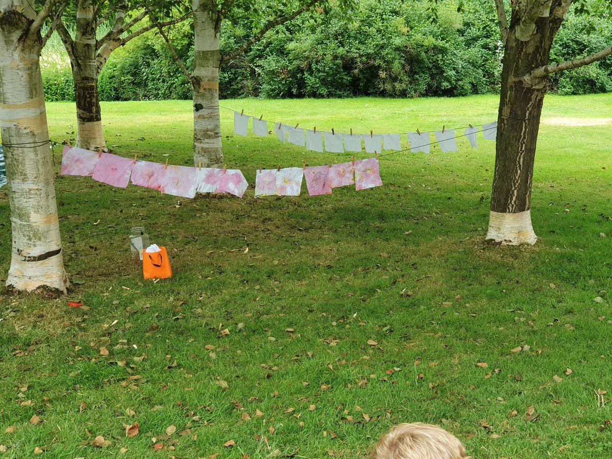 Natural dyes #ekowestonpark
