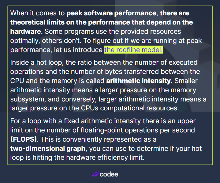 codee_com's tweet image. #CodeePerformanceTip: How to determine if your important algorithms is running at peak performance, i.e. it is using the hardware resources efficiently?
codee.com/is-your-algori…