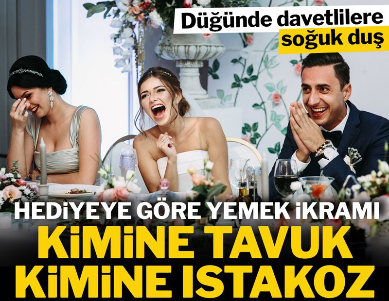 Düğüne giden davetliler büyük şok yaşadı. Takılan takıya göre yemek ikramı yapıldı sozcu.com.tr/hayatim/yasam-…