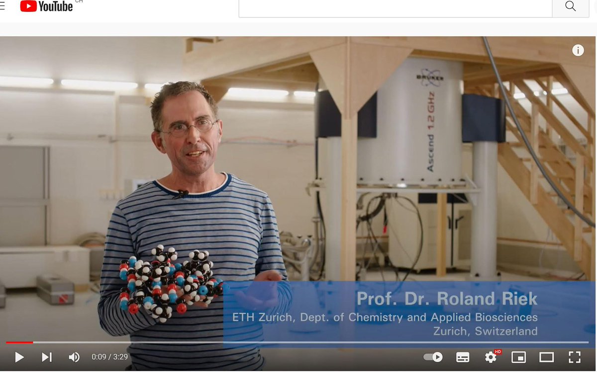 Roland Riek's #LPC <a href="/ETH_DCHAB/">D-CHAB</a> latest project is to accelerate structure determination by using artificial intelligence (#AI) to streamline the processes of #NMR data acquisition and analysis. Learn more in this video <a href="/bruker/">Bruker</a> : 

youtube.com/watch?v=Q3YQ5C…