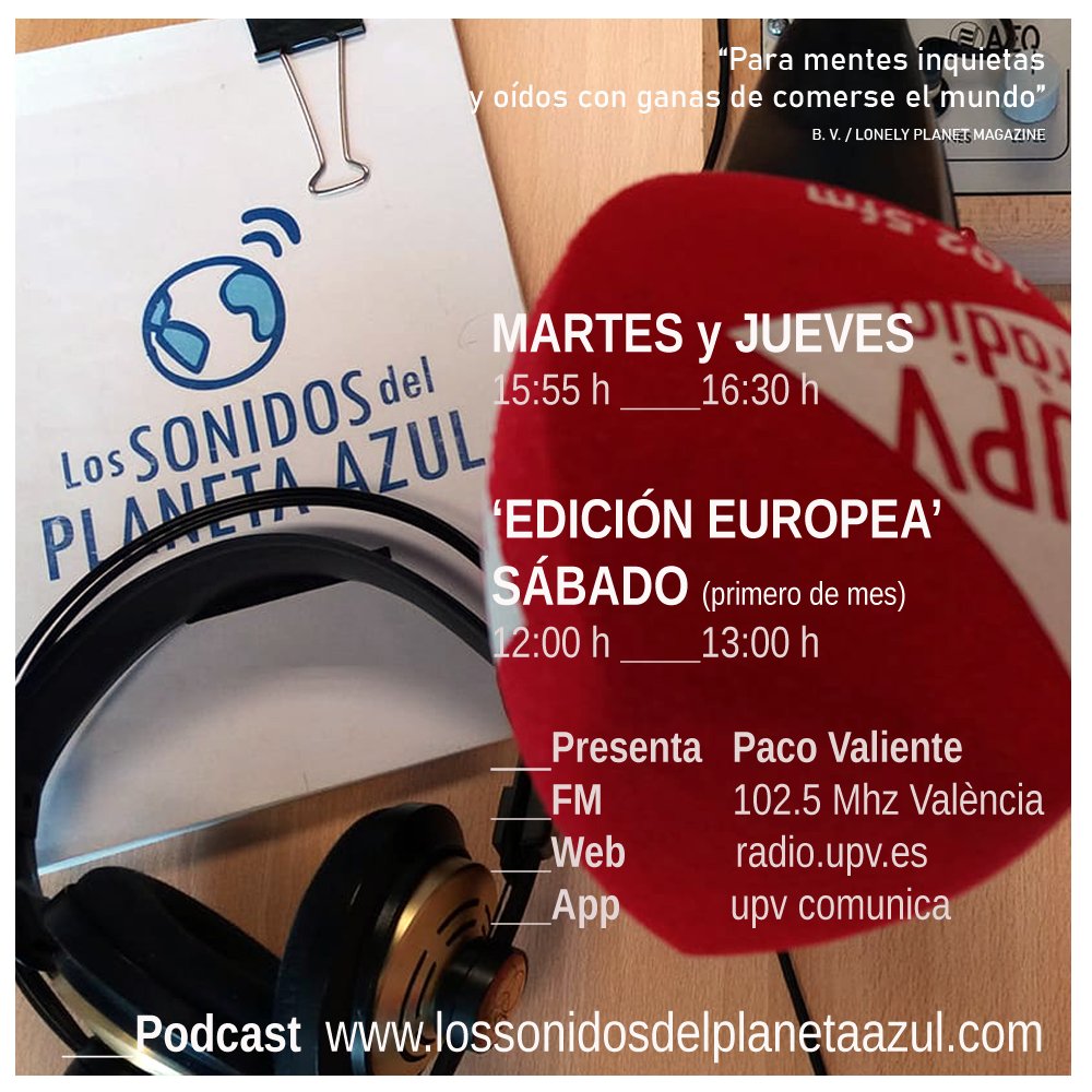 lsplanetaazul's tweet photo. Este verano seguimos acompañándote allá donde vayas. Escucha en la radio #FM, emisión en #streaming y a la carta en #podcast ¡tú eliges cuándo y donde nos escuchamos!
🌐 https://t.co/v6DayrhTsW
🎙️ #Entrevistas · 🔘 #Novedades · 📄 ‘Edición Europea’ | #WMCE https://t.co/Eh1cToGvZq