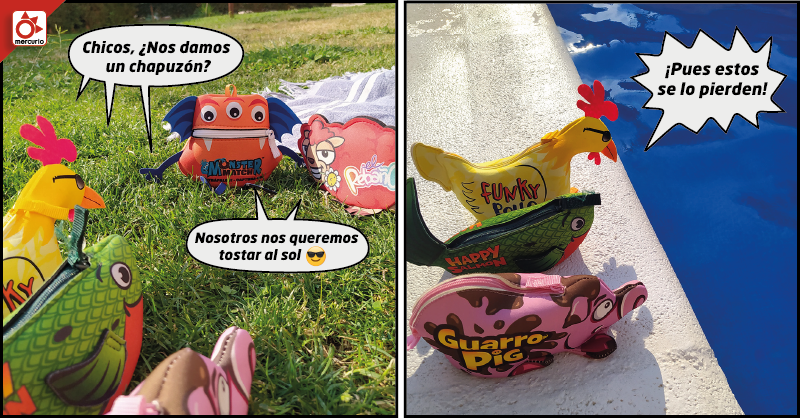Mercurio_Juegos's tweet photo. ¡El equipo Neopreno se va de vacaciones!
Una selección fantástica que hará su aportación a la fiesta:
#Monstermatch, muy familiar🍩
#Elrebaño, para los más peques 🐑
#Guarropig, ¡habrá pique! 🐖
#Funkypollo, el más fiestero 🐔
#Happysalmón, ¡muchas risas! 🐟
#juegosneopreno