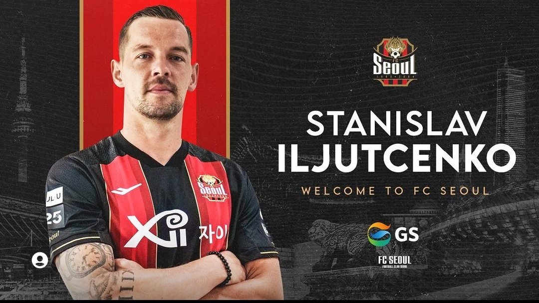 SorareK's tweet photo. 🔥🔥OFFICIAL🔥🔥

😎Big Stan Iljutcenko stays in #KLeague 🇰🇷 and goes to #FCSeoul 🔴⚫

Really impatient to see this! Could be a great move for both Seoul and Iljutcenko 😉 https://t.co/DbD6RxsMqc