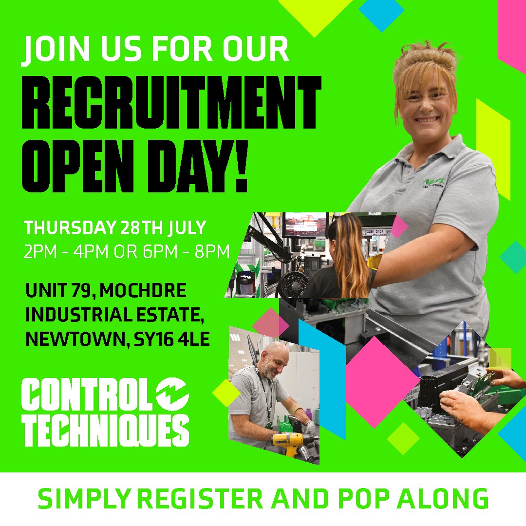 Control Techniques holding Recruitment Open Day
mynewtown.co.uk/viewernews/Art…