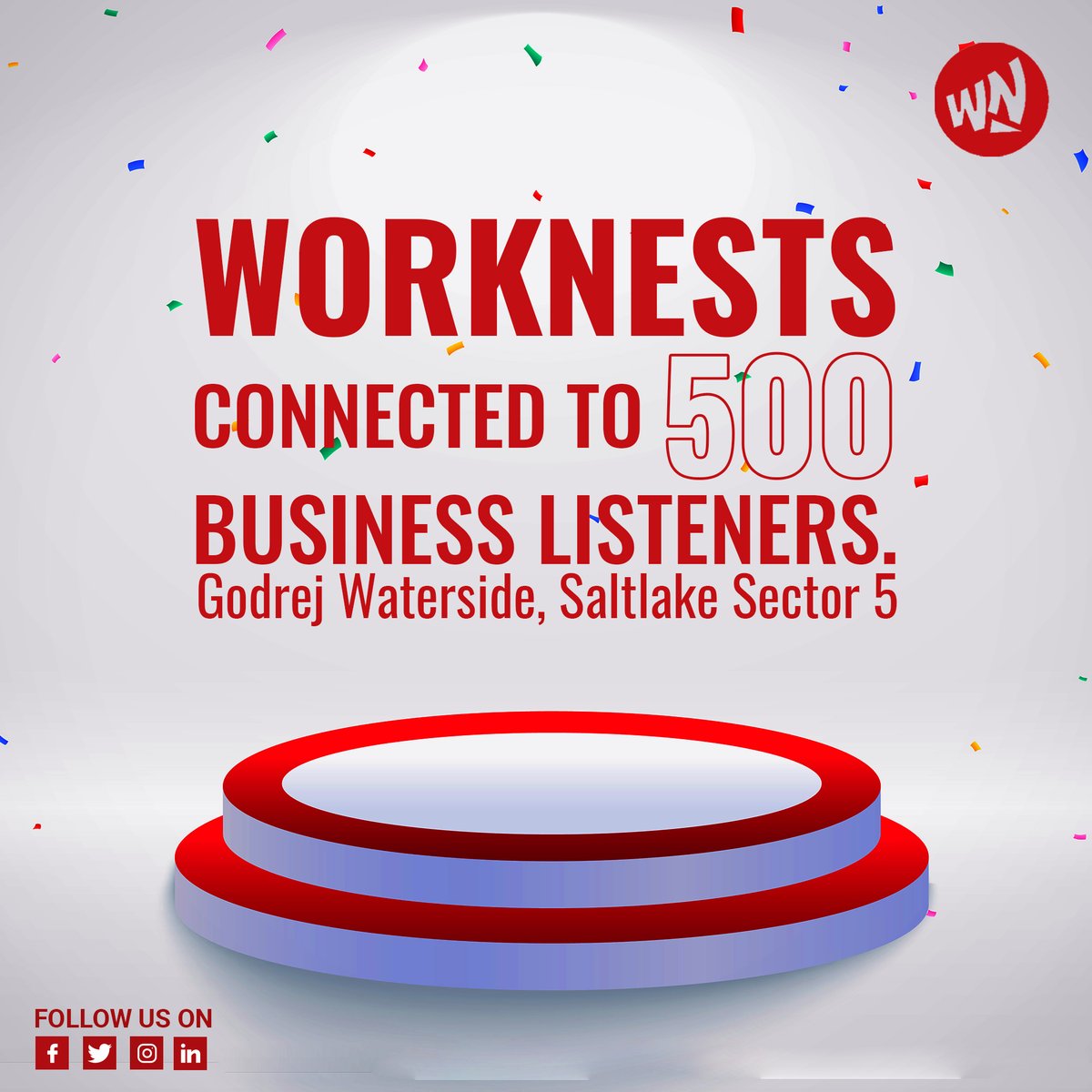 Wownooks's tweet photo. News of big Tuesday! Our workplace extension connected 500 business listeners. Be on the float for the coming achievements.
๐: https://t.co/Ur0LuFz3us
#coworking #entrepreneur #happyclientshappyus #coworkingspaces #startups #digitalnomads #coworkspace #sharedoffice #worknests https://t.co/CJcX7Aw0QW