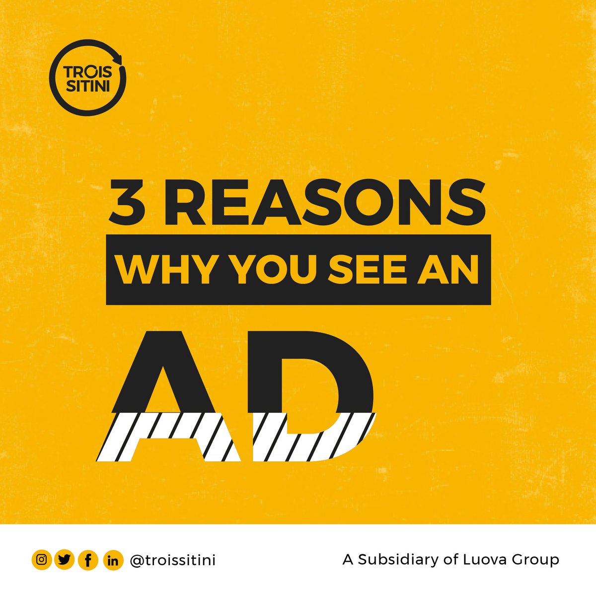 trois_sitini's tweet photo. Ever wondered why you see certain ads? Here's why.
#TroissitiniTactics #Advertising #Kelly #BATSHET2023 https://t.co/aenrOauyYy