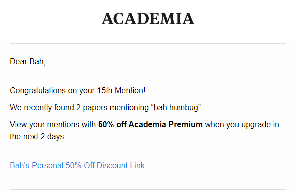 I don't trust academia's citation count....