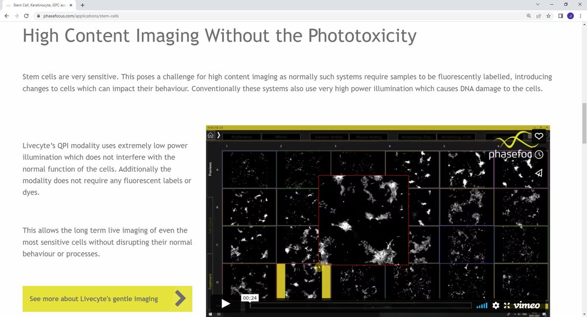 PhaseFocus1's tweet photo. Have you seen the new stem cells application page on our website??

Head over to https://t.co/tsHt7zODT1 to check it out!

#Livecyte #livecellimaging #microscopy #drugdiscovery https://t.co/bIon23Qe9f