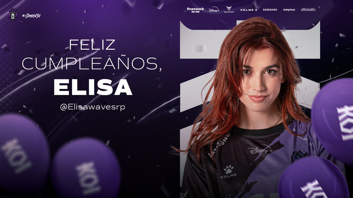 ¡Hoy es el cumpleaños de la mejor voz de KOI! 🥳

Muchas felicidades, <a href="/Elisawavesrp/">E L I S A 🎙️🖥️</a>. 

#SomosFinetwork #SomosKOI