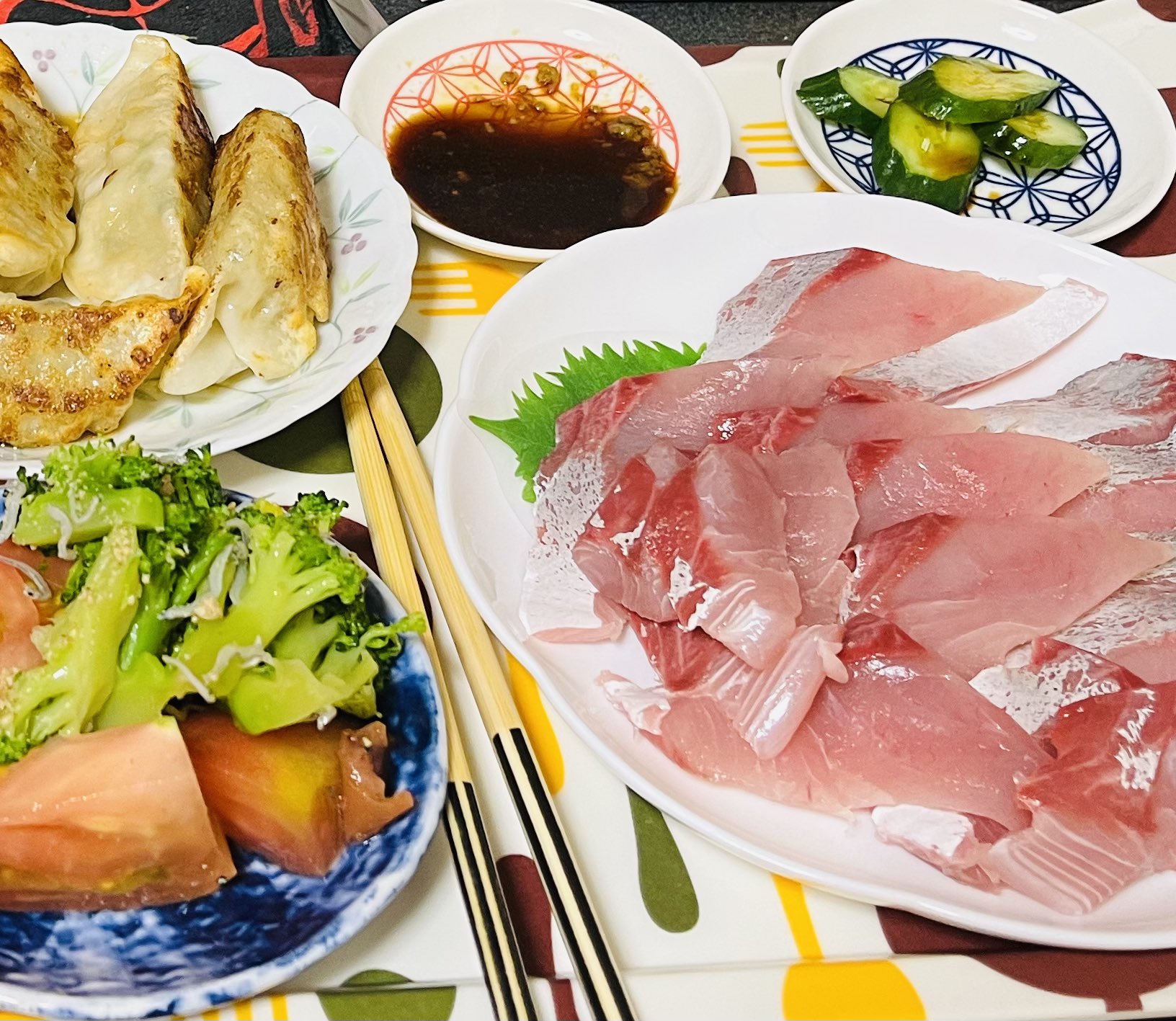 とっちゃん 家御飯 ヒラマサ刺身 貰った カンペ い T Co Ytigaxmema Twitter