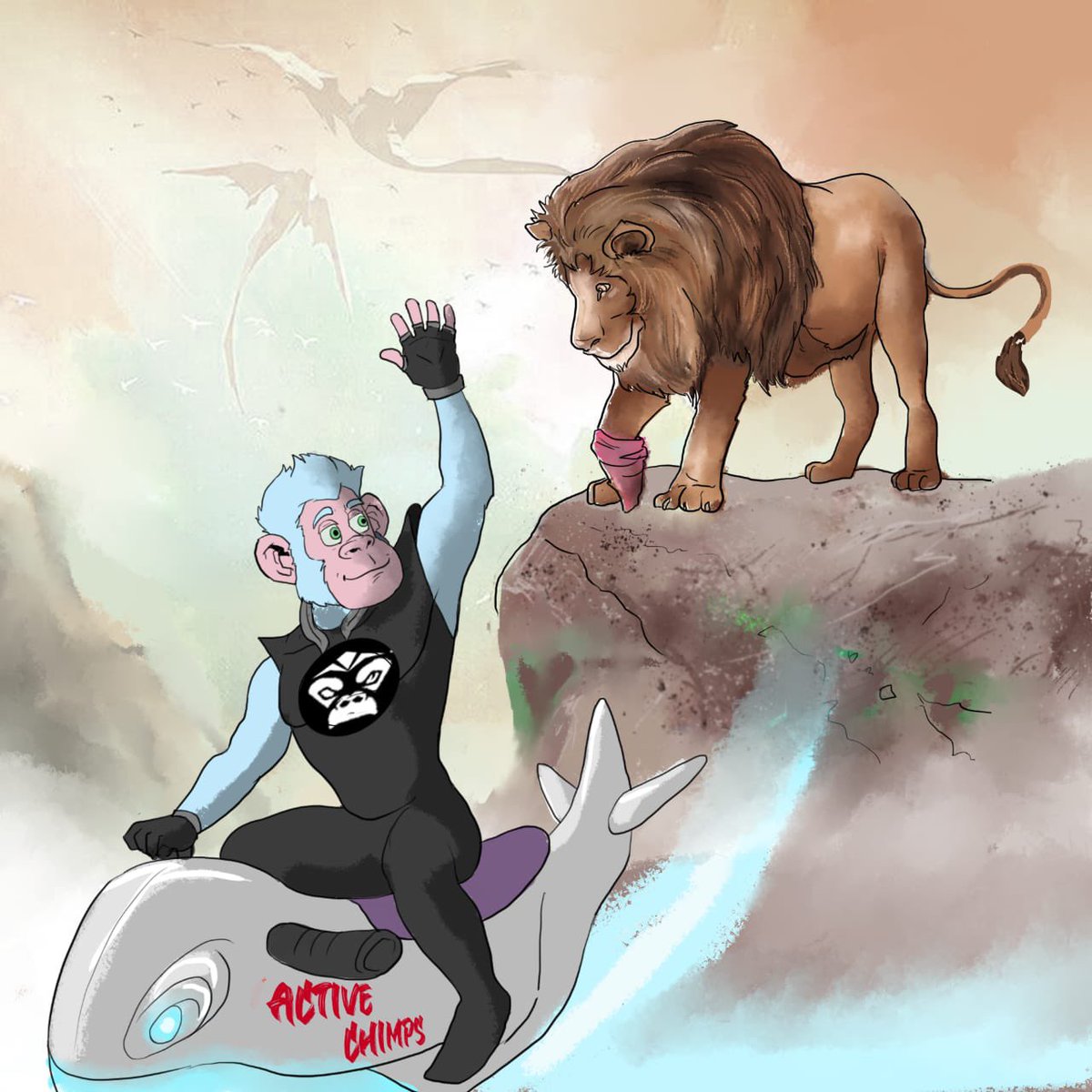 So excited!!
It’s almost time to come together in #ActiveChimps community!!
Like, RT &amp; Must Follow 
 <a href="/activechimps/">Active Chimps</a> <a href="/MyZooverse/">MyZooverse</a>
Join discord: discord.gg/GyTaYkMZSa 🌈
NFTs #NFTCommmunity #ETH #opensea #NFTProject #nftart 🐒🦍