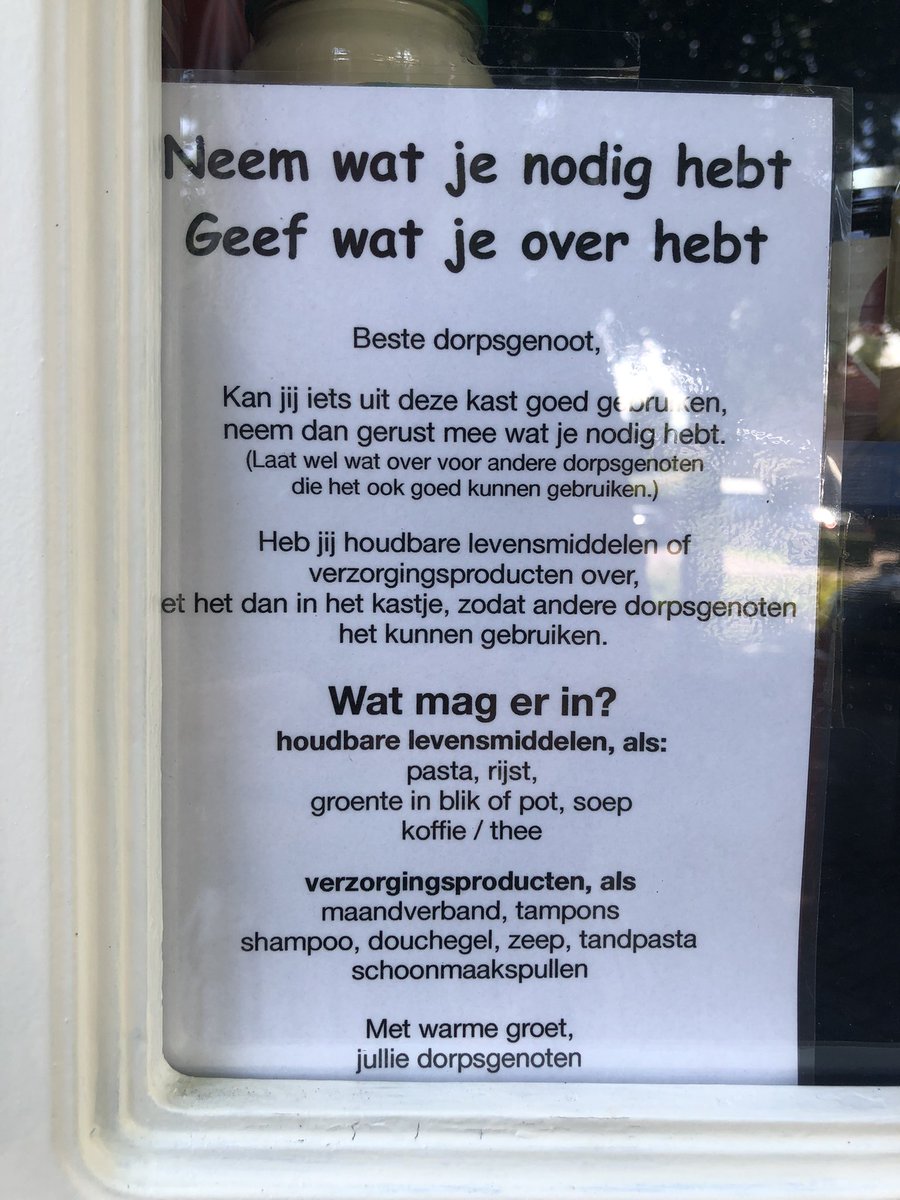 Weggeefkast met etenswaren

Prachtig initiatief, bij Maranathakerk in <a href="/tharde_info/">tharde.info</a>!! Om mee te nemen of producten bij op te halen…