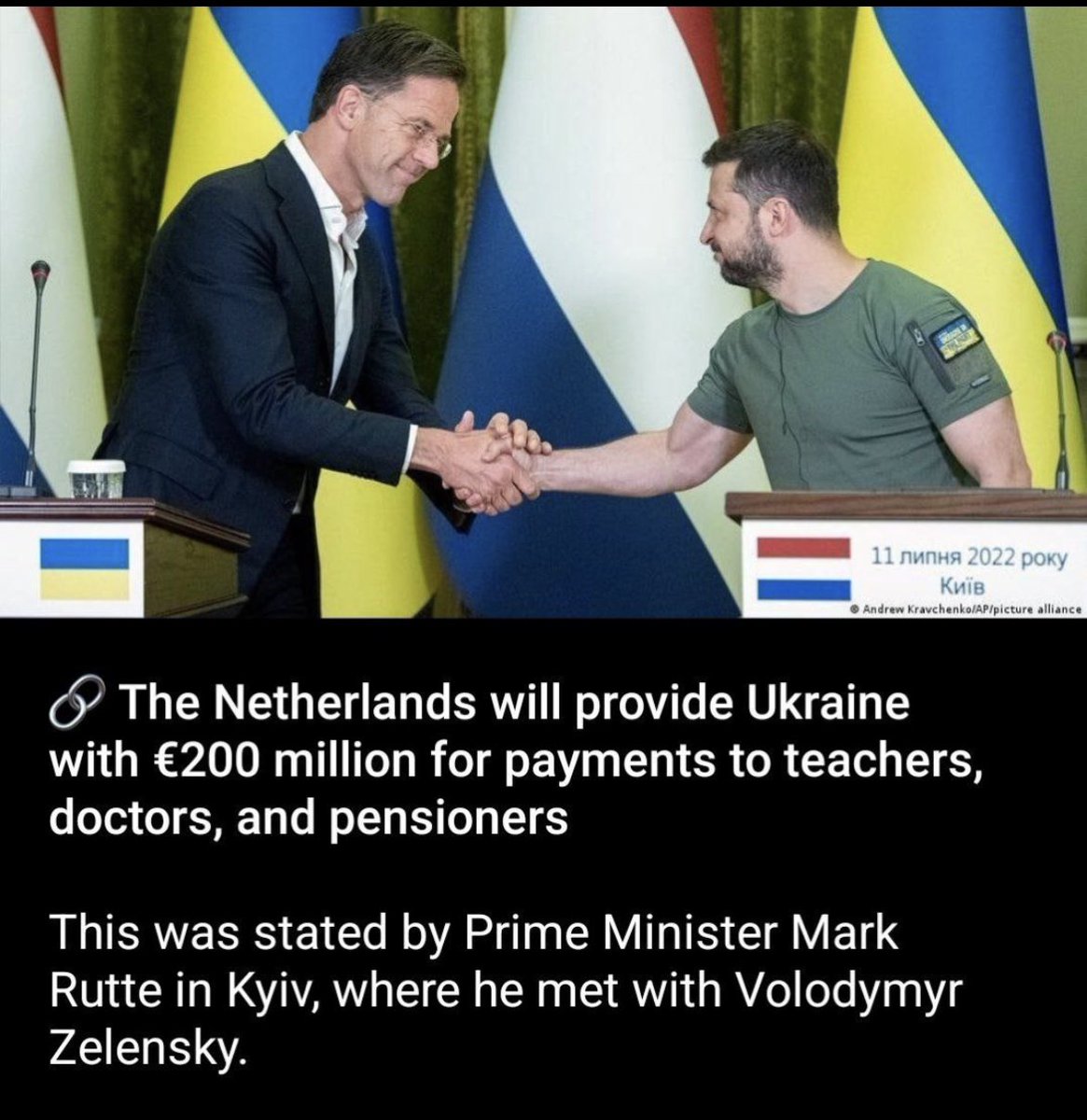 200 miljoen naar #Oekraine .. Dit is ons geld <a href="/MinPres/">Rob Jetten</a>. Wij willen helemaal niet dat ons geld wordt besteed aan corruptie .. Dit geld moet naar oa naar de mensen van de #toeslagenaffaire en de mensen die niets meer hebben door de torenhoge #gasprijzen 😡