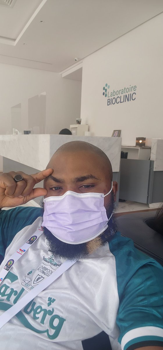 PoojaMedia's tweet photo. Just like Cameroon, we do Covid-19 test every 2 days in Morocco. 

My nose is gone 😭. #OptimaEnergy #PoojaInCameroon https://t.co/F9Vs05Br7U
