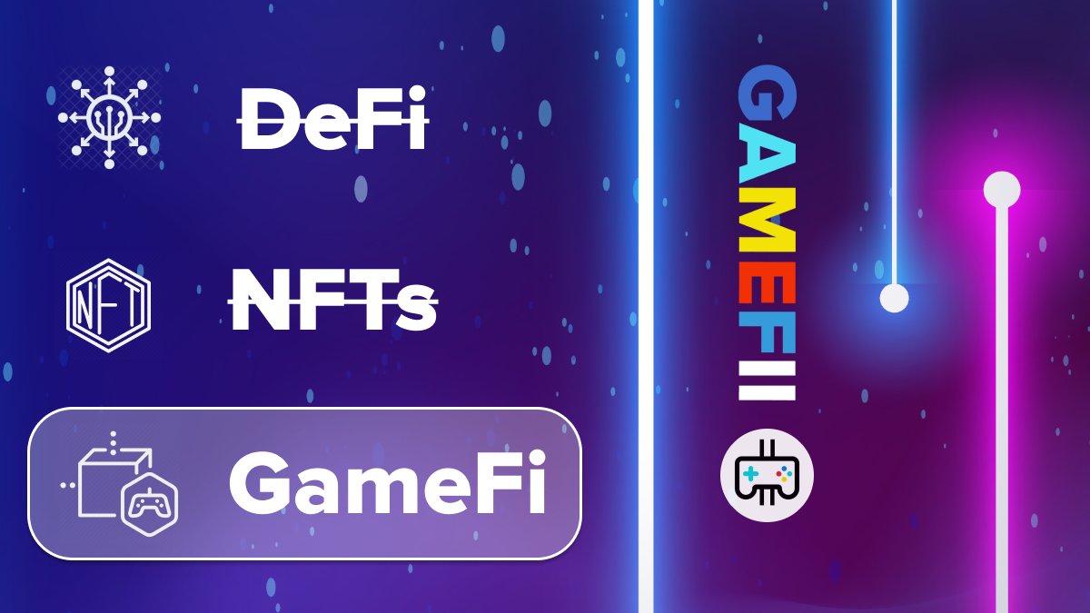 GameFii_'s tweet photo. First there was #DeFi, then #NFTs ...
GameFi is set to be crypto's next big thing 🔥
What #GameFi projects are you following? https://t.co/1Rm1ThPLDK