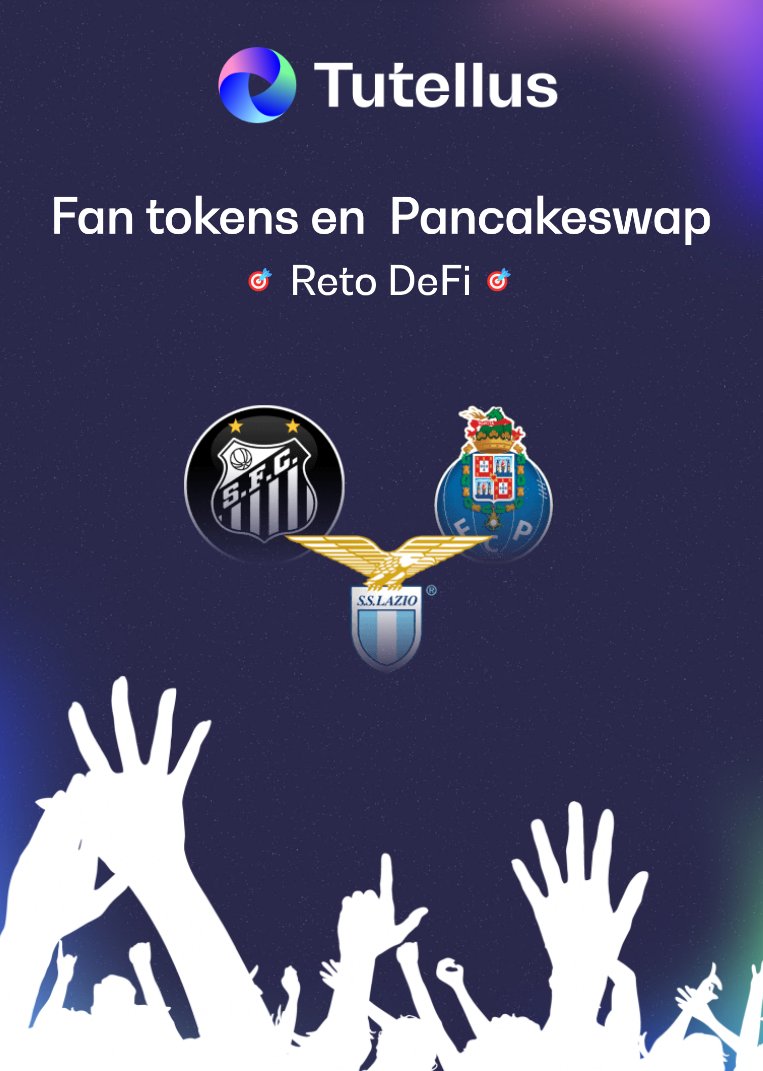 tutellus's tweet photo. ¡NEW #ReToDeFi🎯 ya disponible!
Ya puedes participar en el nuevo reto-7 "Pancakeswap y fan tokens". Retos #DeFi con los que aprenderás un montón, 100% práctica y premio garantizado 🎁
👇 JUEGA AHORA | 100% GRATIS 👇
https://t.co/RLjBTJxOHj https://t.co/q7pJ2SPQM5