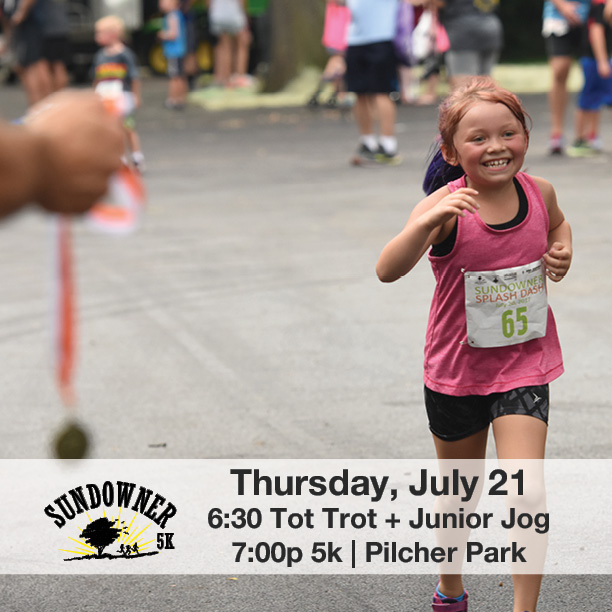 Bring the whole family for a night of fitness and fun! The Sundowner Tot Trot + Junior Jog are for kids age 6-12. Registration is only $15 and includes a custom tee, medal and post-race cookout. Join us July 21!

REGISTER: jpdrun3.com/Sundowner-5k.p…