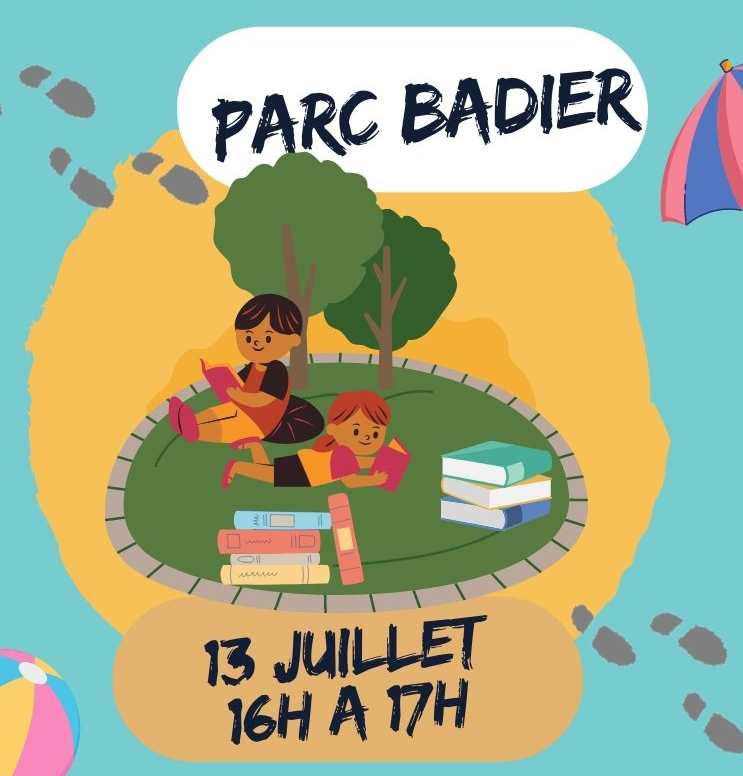 bibsevran's tweet photo. [LES BIBLIOTHÈQUES EN GOGUETTE] ☀ 🌳 ⛱

Rejoignez Solenn et Jean-Charles au Parc Roger Badier pour une heure du  conte
➡️ mercredi 13 juillet à partir de 16h. 
Retrouvez tous vos rendez-vous de l'été : 
➡️ https://t.co/toda99q2eq

#bibsevran #heureduconte #unetedevasion https://t.co/wFgGBliJsz