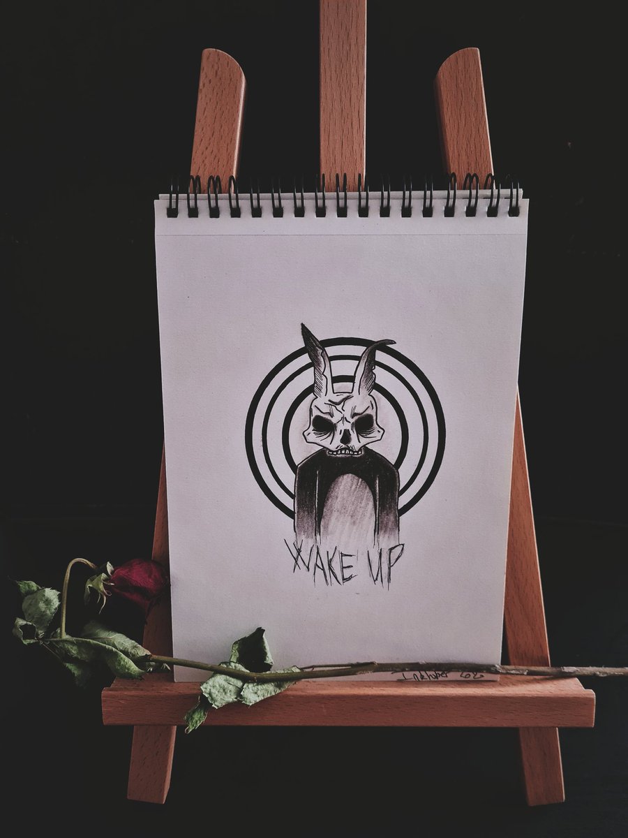 maty_koala's tweet photo. "You are a product of fear"
#drawing #draw #art #artwork #donniedarko #blackwork #fanart https://t.co/vnp8waBQEy