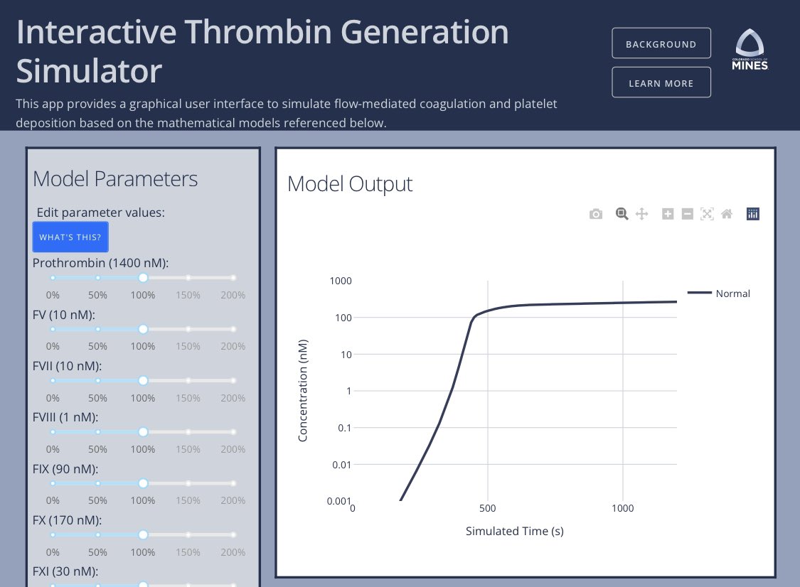 Neeves Lab (@neeveslab) on Twitter photo Today at #ISTH2022 <a href="/karin_leiderman/">Karin Leiderman</a> dropped clotsims.app so that you can do your own coagulation simulations (no coding necessary)! Today at #ISTH2022 <a href="/karin_leiderman/">Karin Leiderman</a> dropped clotsims.app so that you can do your own coagulation simulations (no coding necessary)!