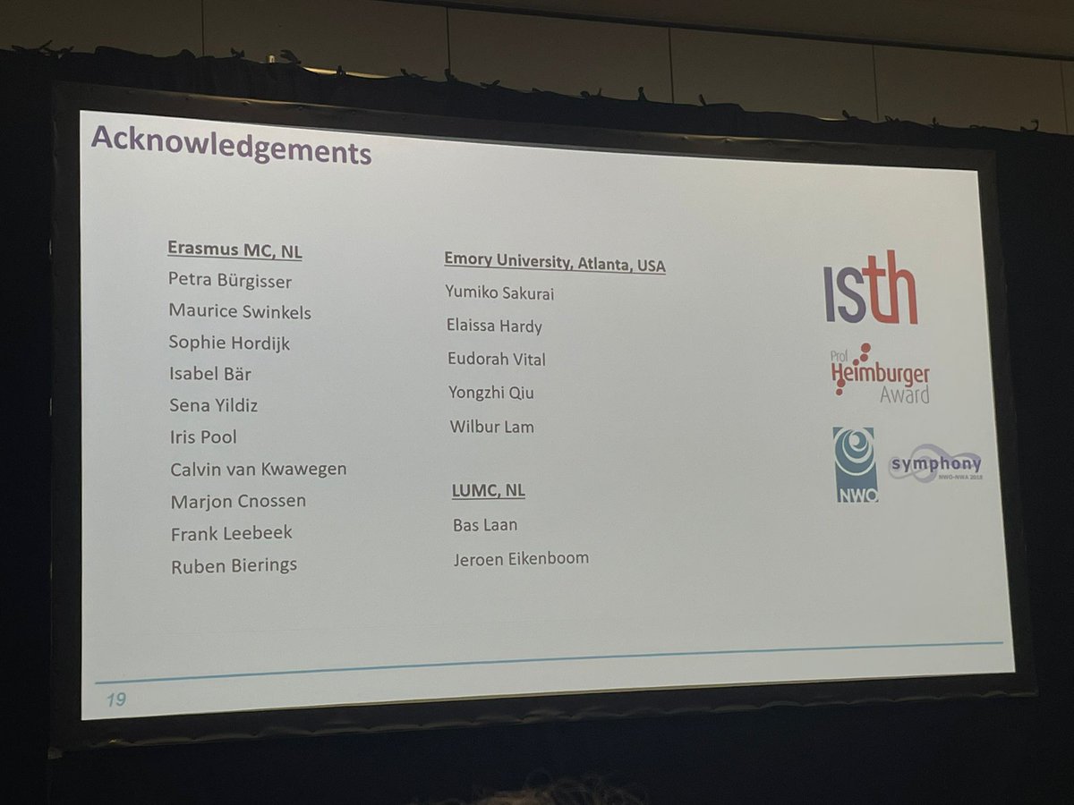 Beautiful presentation by @IrisMoort at the #ISTH2022 on her work on VWF secretion under flow in a microfluidics system using patient derived endothelial cells! @clotterdam <a href="/SYMPHONY_NL/">SYMPHONY consortium</a>