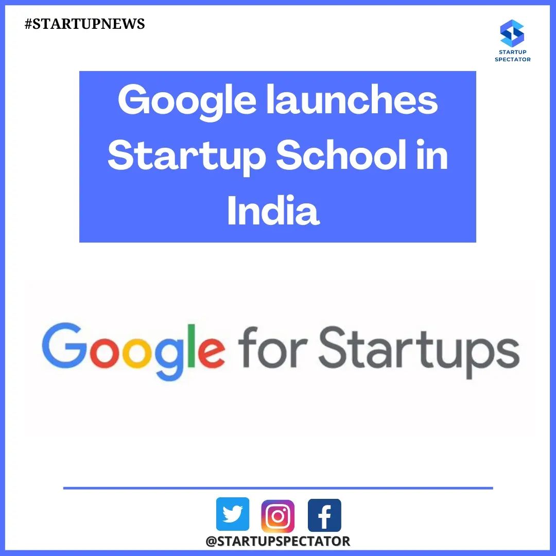 StartupSpectate's tweet photo. @Google has taken an initiative to support Startups in India. 
For more Information visit website : https://t.co/1sH5gWxTpw

Follow Startup Spectator for news, inspiration and information related to Indian Startup Ecosystem. https://t.co/ZgNlzAQlBe
