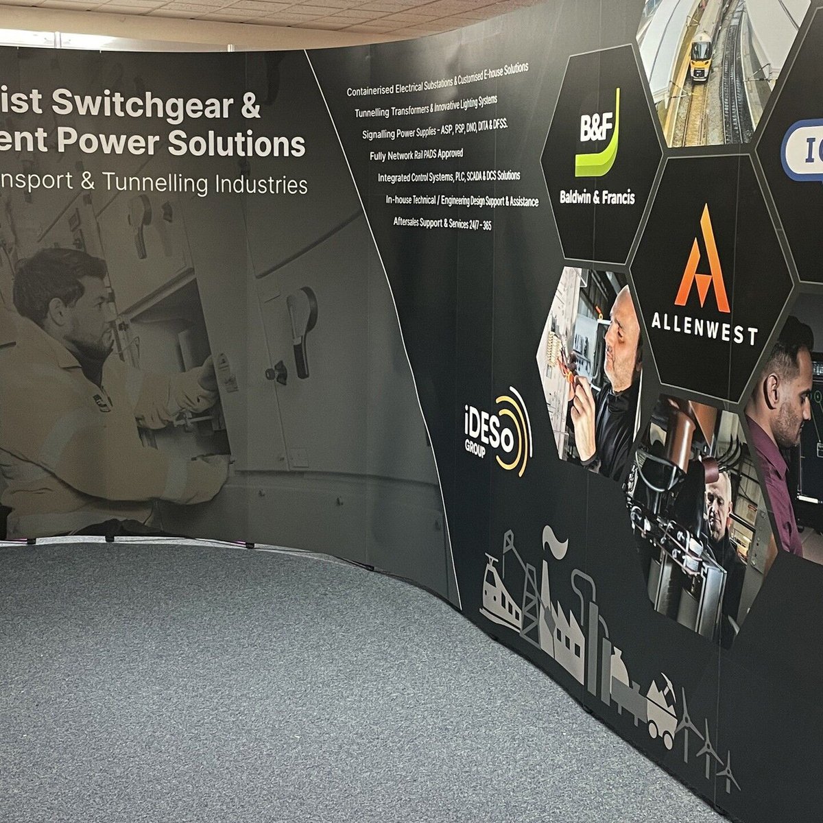 MolokiniUK's tweet image. Striking #design is part of our DNA! And the June return of shows like @RailLive, @hillheadshow, @IATA and #Logimat2022 gave us the opportunity to support our clients with some fresh designs.